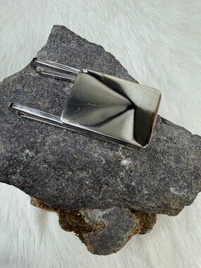 Vintage Hadley Silver Tone Money Clip 2" X 1"